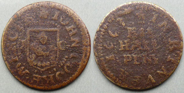 Kinver, John Cooke 1663 halfpenny